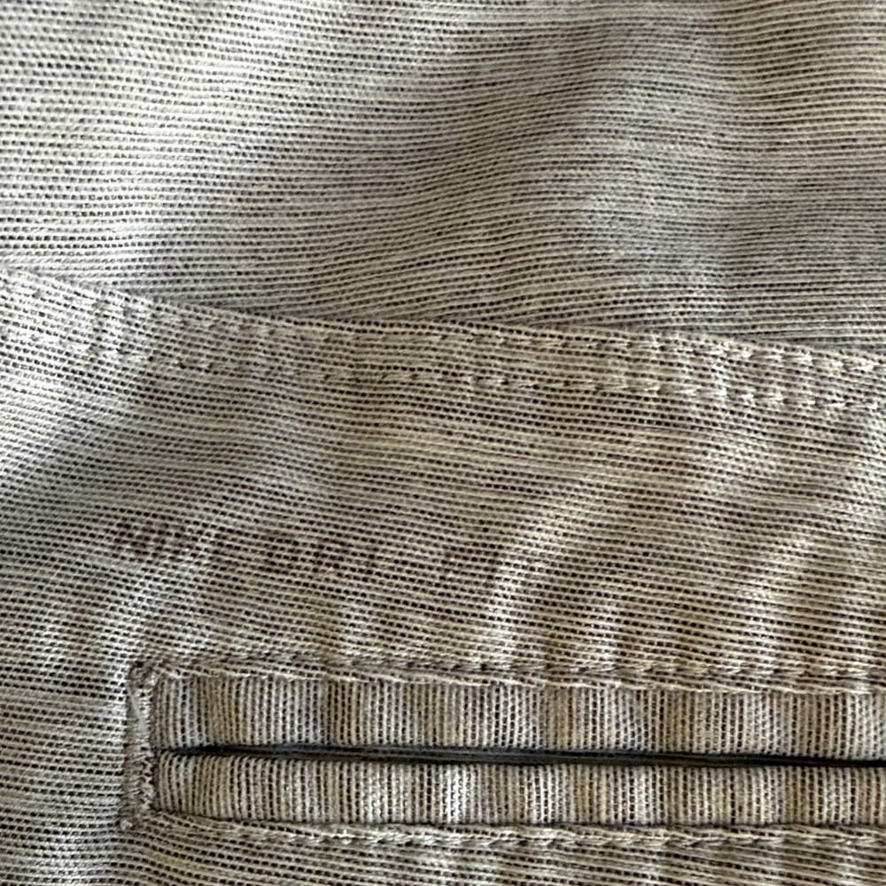 Hurley Light Gray Flat Front Men's Shorts, Nike dri fit - Picture 5 of 6